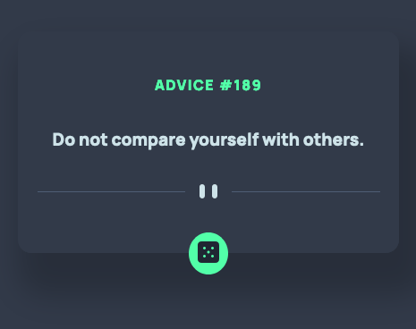 Advice Generator